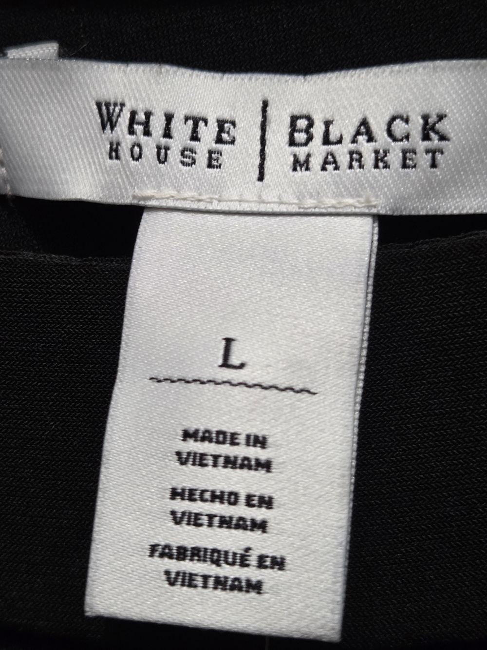 Black House White Market Sleeveless Black Ruffle Tier NWT Dress L - Picture 4 of 4